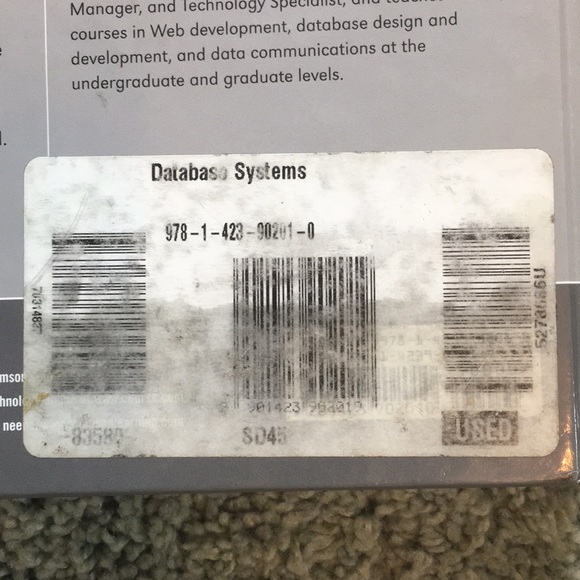 Database Systems, Rob & Coronel Textbook - Picture 3 of 5